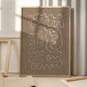 Tablou înramat „Curvy Whispers” de THE MIUUS STUDIO