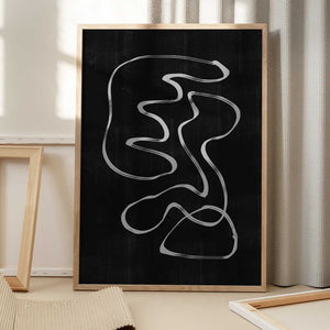 Tablou înramat „Mystic Curves” de THE MIUUS STUDIO