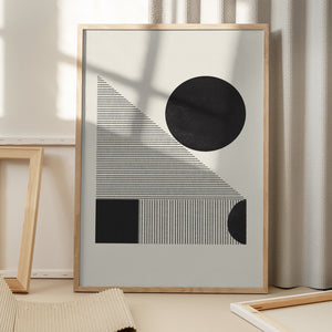 Tablou înramat „Geometric Harmony” de THE MIUUS STUDIO