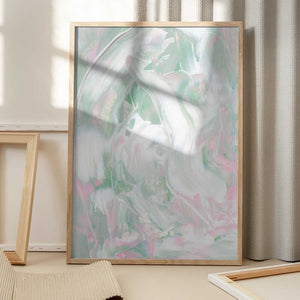 Tablou înramat „Whispers of Pastels” de uplusmestudio