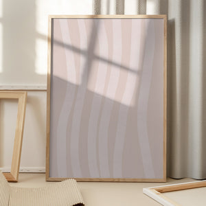 Tablou înramat „Gentle Sway Lines” de uplusmestudio