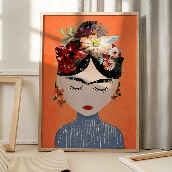 Tablou înramat „Floral Dreamer” de Treechild