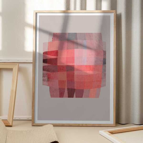 Tablou înramat „Pink Mosaic Dreams” de Treechild