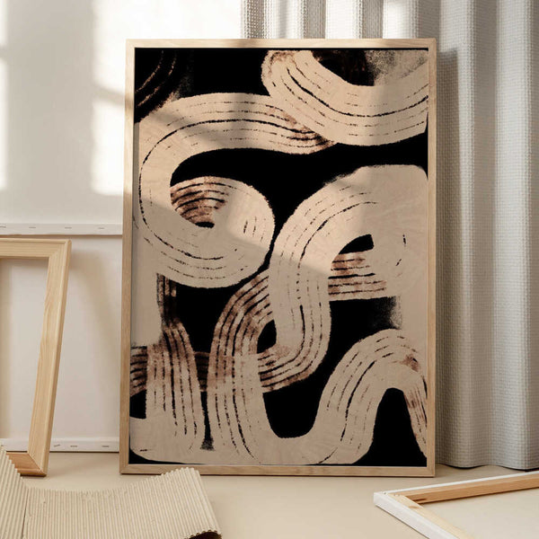 Tablou înramat „Fluid Rhythms” de Treechild