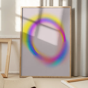 Tablou înramat „Luminous Spectrum Halo” de Treechild