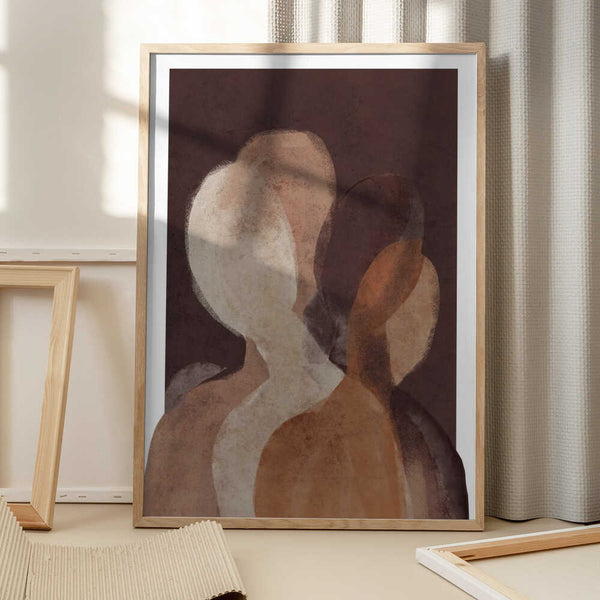 Tablou înramat „Layered Shadows” de Treechild