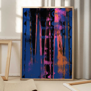 Tablou înramat „Vibrant Nightfall” de Treechild