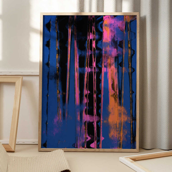 Tablou înramat „Vibrant Nightfall” de Treechild