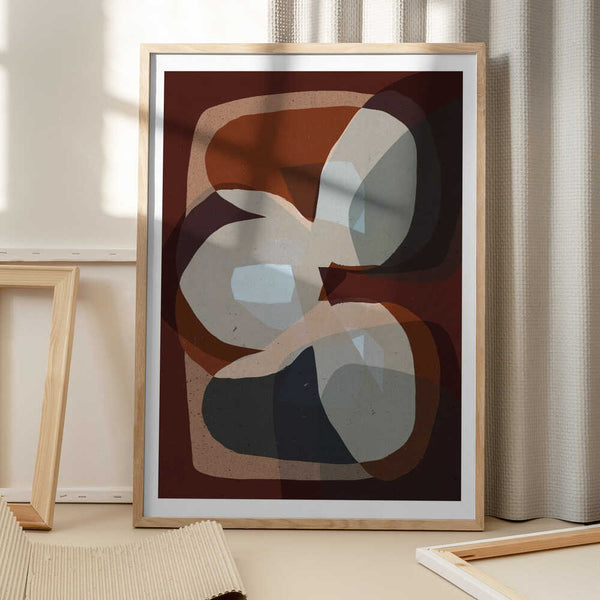 Tablou înramat „Layers of Earth” de Treechild