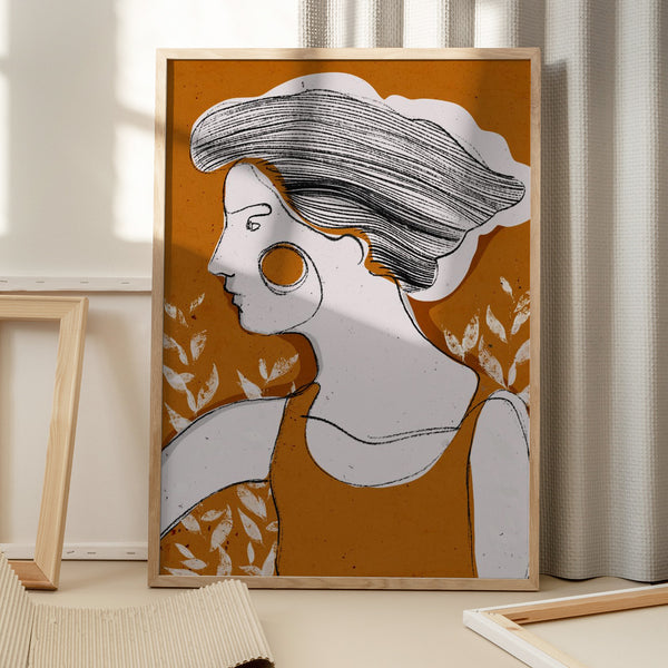 Tablou înramat „A Day In October” de Treechild