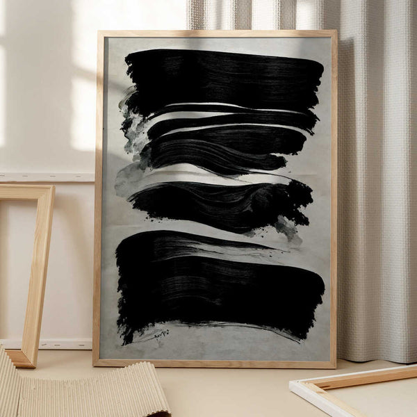 Tablou înramat „Brushstroke Symphony” de Treechild