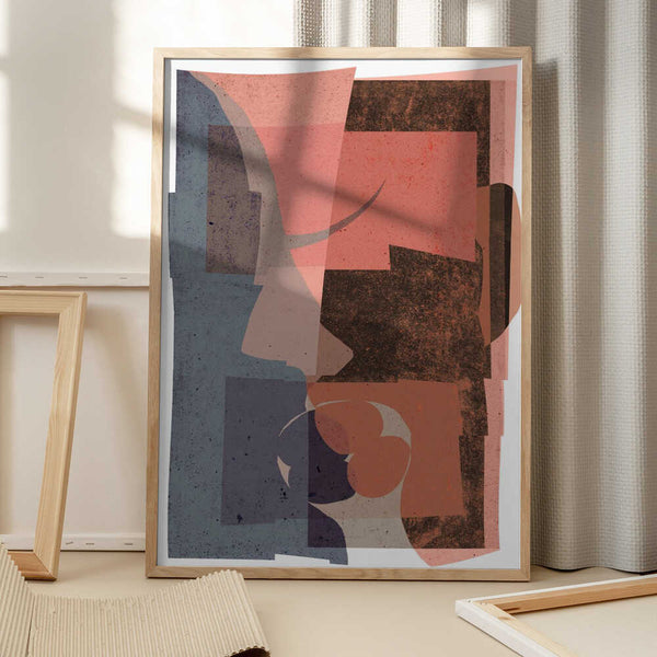 Tablou înramat „Fragmented Hues” de Treechild