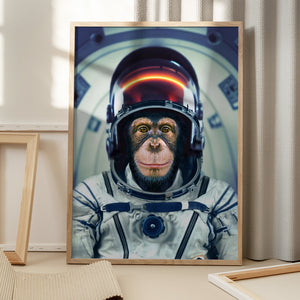 Tablou înramat „AstroMonkey” de Marcel Egger