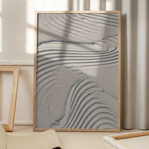 Tablou înramat „Mud Texture 14 Beige” de Pictufy Studio III