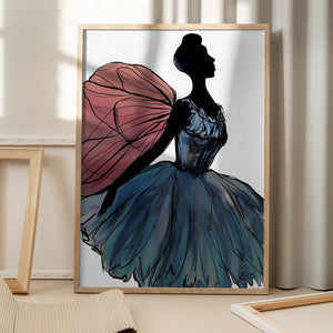 Tablou înramat „Winged Dancer” de Ruth Day