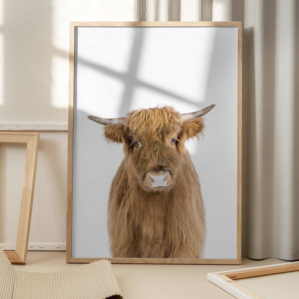 Tablou înramat „Baby Cow” de Kathrin Pienaar