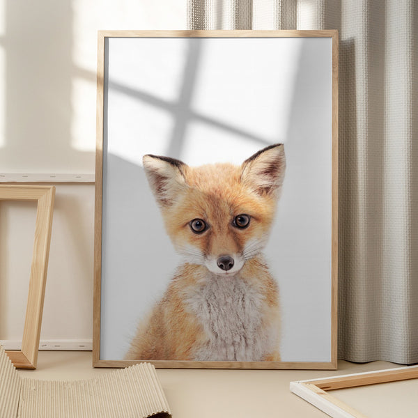 Tablou înramat „Baby Fox” de Kathrin Pienaar