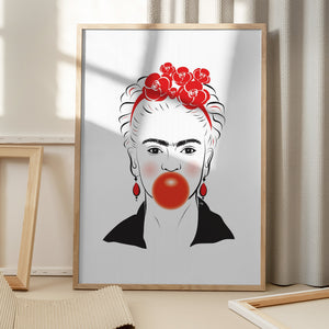 Tablou înramat „Bubblegum Icon” de Martina