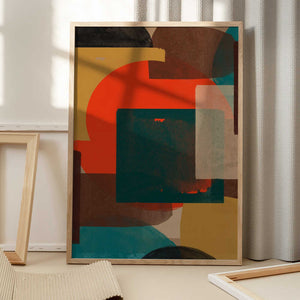 Tablou înramat „Shapes in Harmony” de THE MIUUS STUDIO