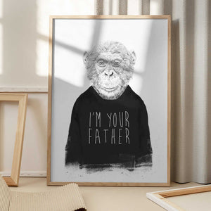 Tablou înramat „I'm your father” de Balazs Solti