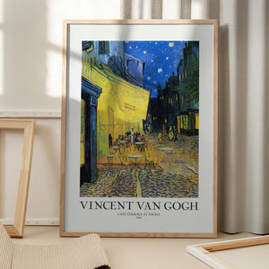 Tablou înramat „Café Terrace At Night” de Vincent Van Gogh