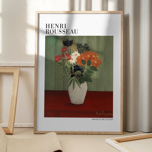 Tablou înramat „Bouquet De Fleurs” de Henri Rousseau