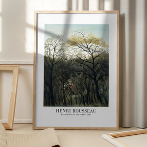 Tablou înramat „Rendezvous In The Forest” de Henri Rousseau