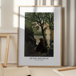 Tablou înramat „Mauvaise Surprise” de Henri Rousseau