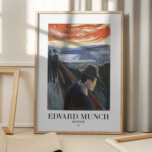 Tablou înramat „Despair” de Edvard Munch