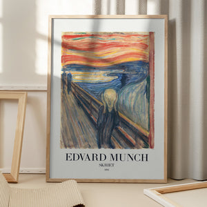 Tablou înramat „Skriet (The Scream)” de Edvard Munch
