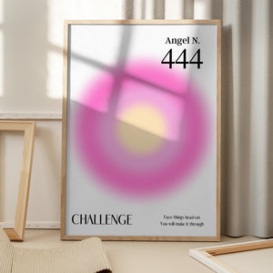 Tablou înramat „Angel Number 444” de Amélie