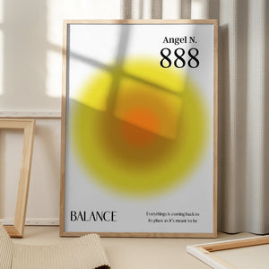 Tablou înramat „Angel Number 888” de Amélie
