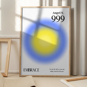 Tablou înramat „Angel Number 999” de Amélie
