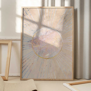 Tablou înramat „Boho Sun Rays” de Sarah Manovski