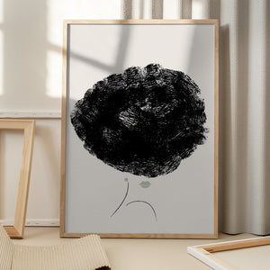 Tablou înramat „Green Lips” de Pictufy Studio II