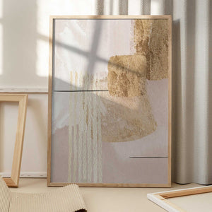 Tablou înramat „Aesthetic Gold-3” de Sally Ann Moss
