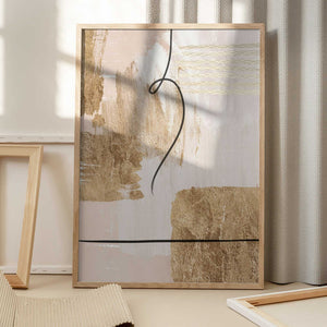 Tablou înramat „Aesthetic Gold-2” de Sally Ann Moss