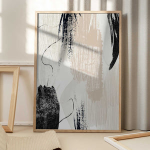 Tablou înramat „Brush strokes-3” de Sally Ann Moss