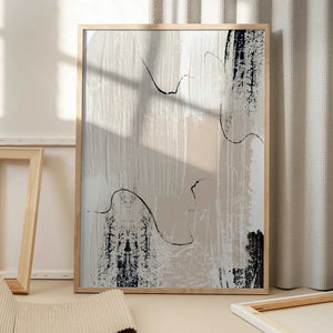 Tablou înramat „Brush strokes-1” de Sally Ann Moss