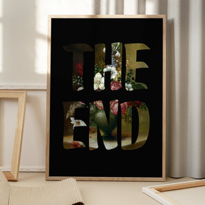 Tablou înramat „The End” de Famous When Dead
