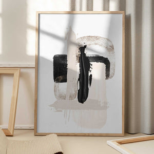 Tablou înramat „Brush Strokes-2” de Sally Ann Moss