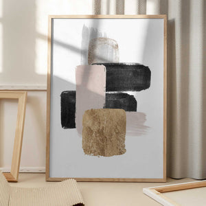 Tablou înramat „Brush Strokes-6” de Sally Ann Moss