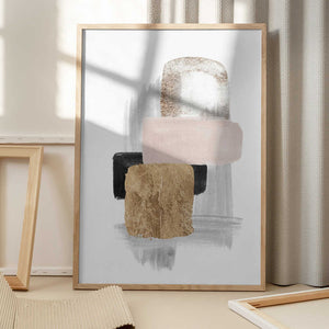 Tablou înramat „Brush Strokes-5” de Sally Ann Moss