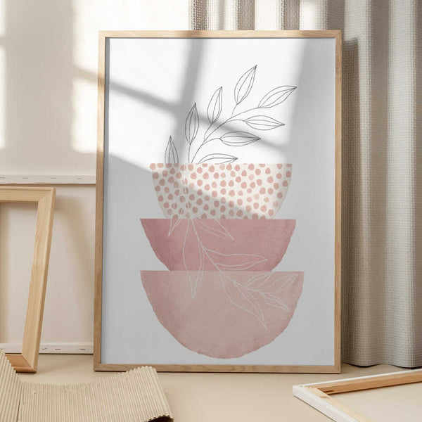 Tablou înramat „Love Pink-3” de Sally Ann Moss