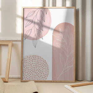Tablou înramat „Love Pink-1” de Sally Ann Moss