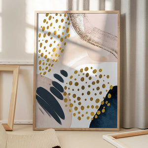 Tablou înramat „Smooth Abstract-1” de Sally Ann Moss