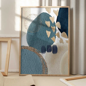 Tablou înramat „Blue Beauty-3” de Sally Ann Moss