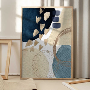 Tablou înramat „Blue Beauty-2” de Sally Ann Moss