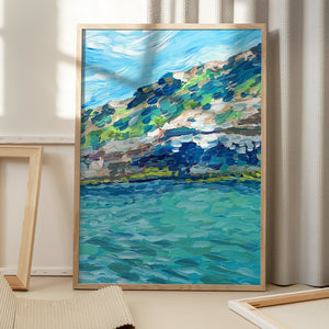 Tablou înramat „Palma” de Pauline Wegman | Key and Sea Creative