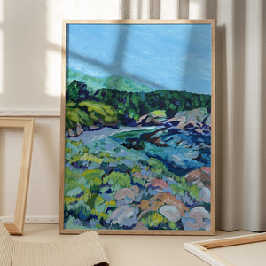 Tablou înramat „Point Lobos” de Pauline Wegman | Key and Sea Creative